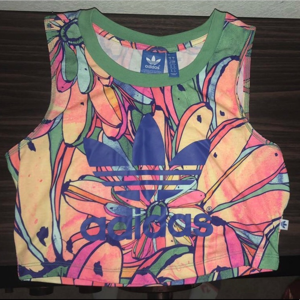 Adidas originals banana crop top